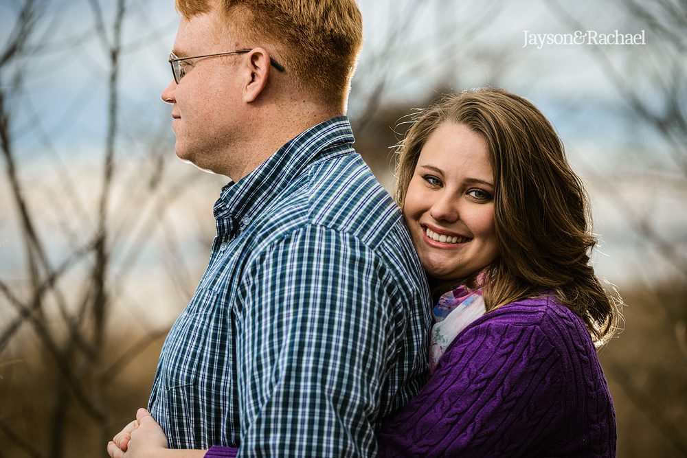 Ashley and Paul's engagement pictures on the James River in Williamsburg