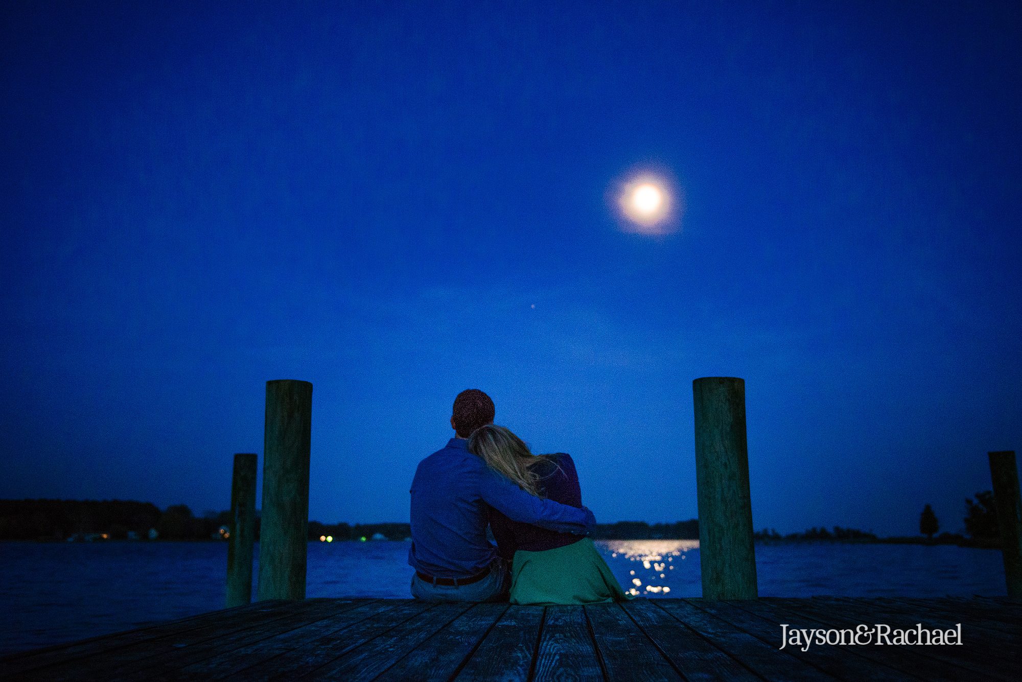 Lauren and Chris' Moonlight engagement pictures