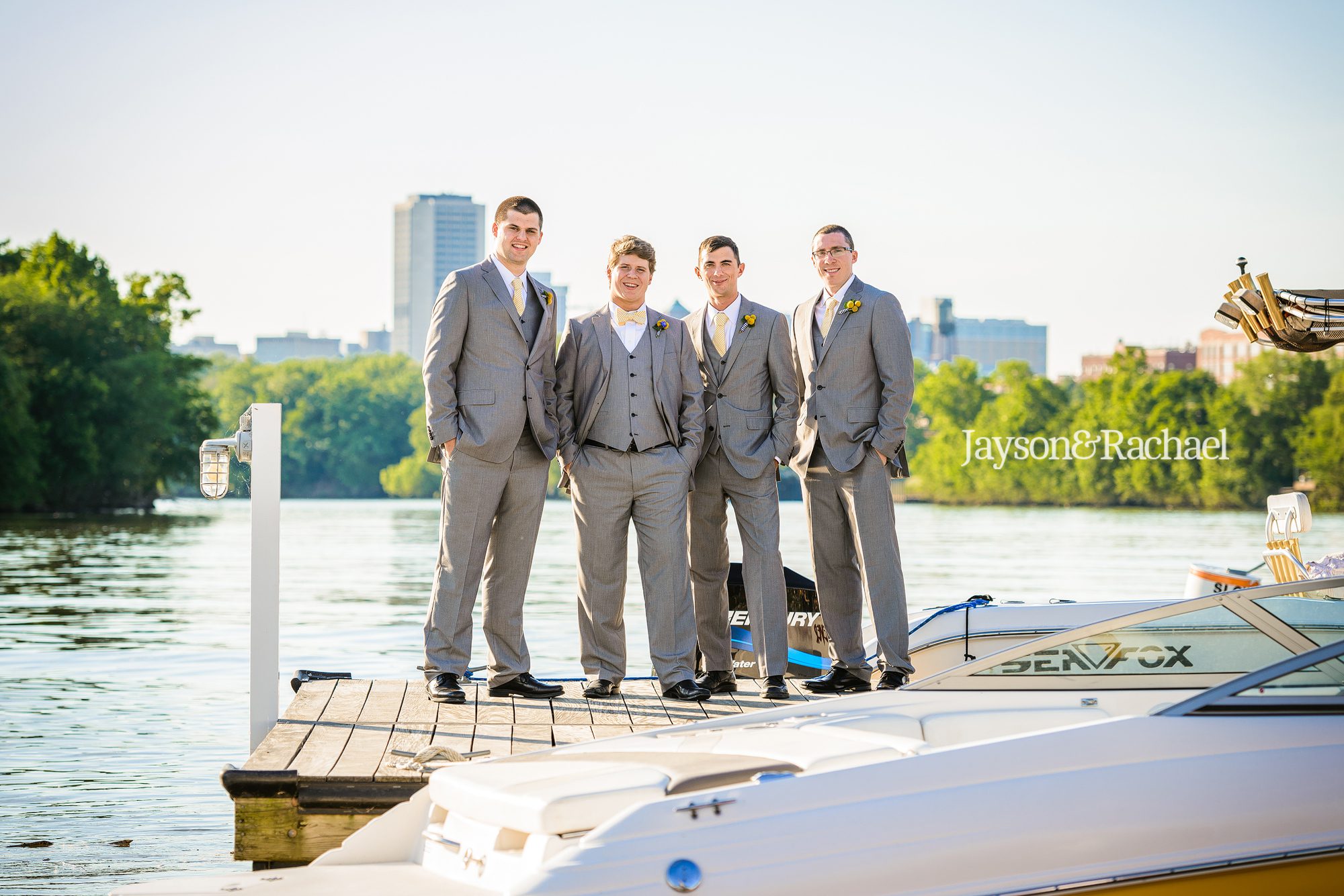 Caitlin and Zach's Boathouse at Rocketts Landing Wedding Reception