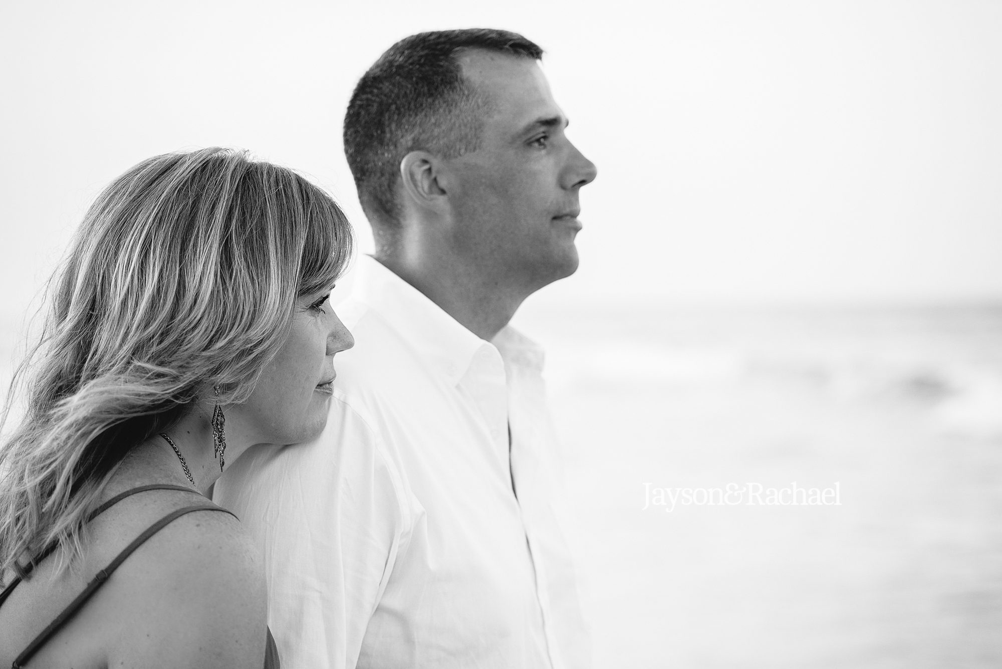 Black and White family portraits Rodanthe NC